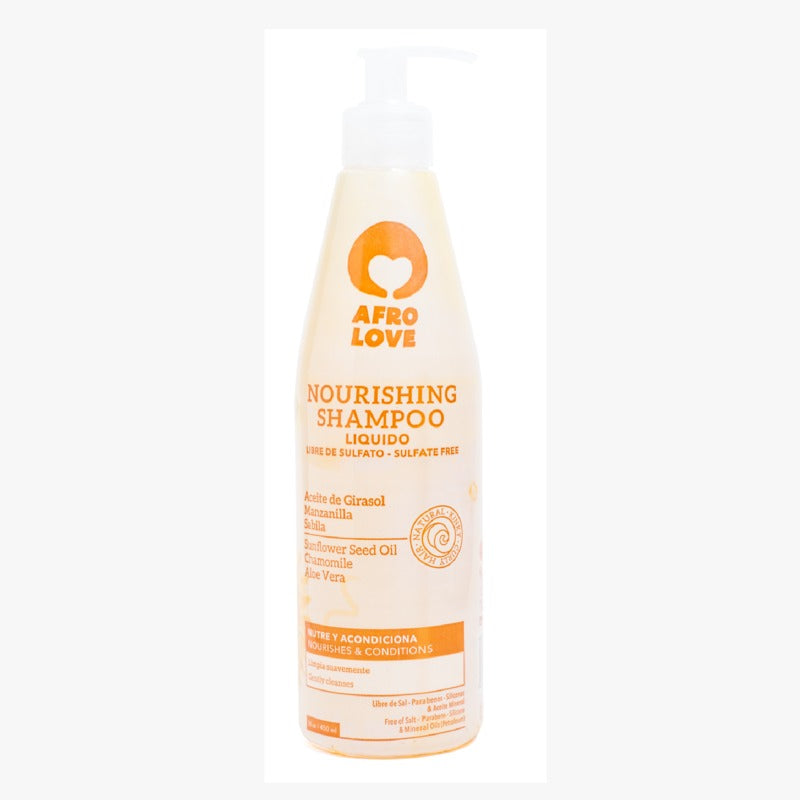  Soy NutriShampoo, el shampoo ideal para pelo y cuero cabelludo seco. Con Sábila, aceite de girasol y manzanilla, te nutro profundamente. Si tienes cuero cabelludo graso, úsame con moderación para evitar generar más grasa. No discrimino ningún tipo de pelo, ¡úsame en todas las texturas para una nutrición completa y equilibrada!